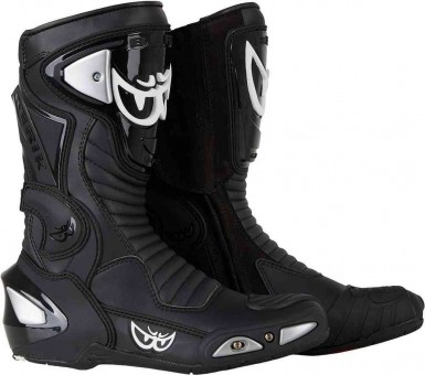 Berik Race-X Motorradstiefel (Black,44) 